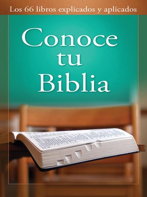cover image of Conoce tu Biblia